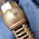 brass foot valve w storz